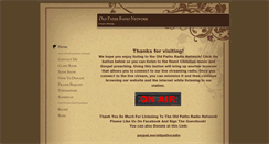 Desktop Screenshot of oldpathsradio.com